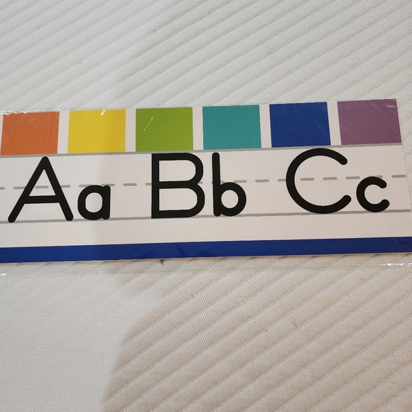 Schoolgirl style Alphabet and number line for classroom NWT - Picture 2 of 6